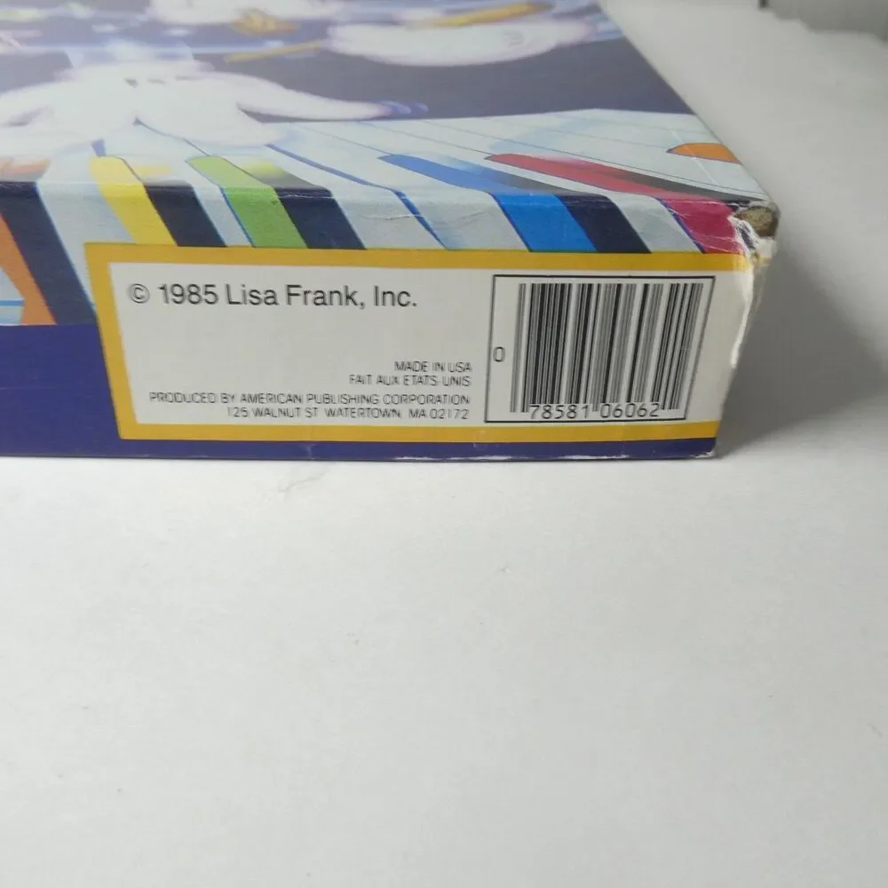 Lisa Frank Puzzle All That Jazz Musical 551 Piece Vintage 1985